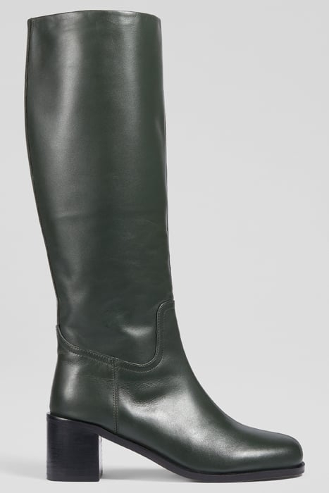 CLAUDE ROUNDED BOOTS KHAKI 1