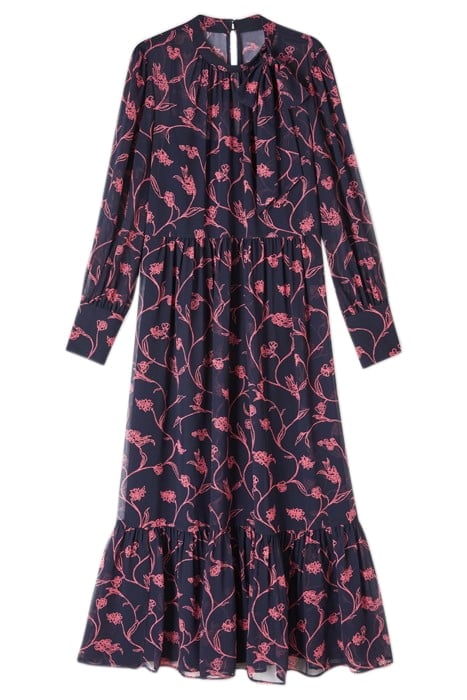 SELINA FLORAL MIDI DRESS NAVY 3