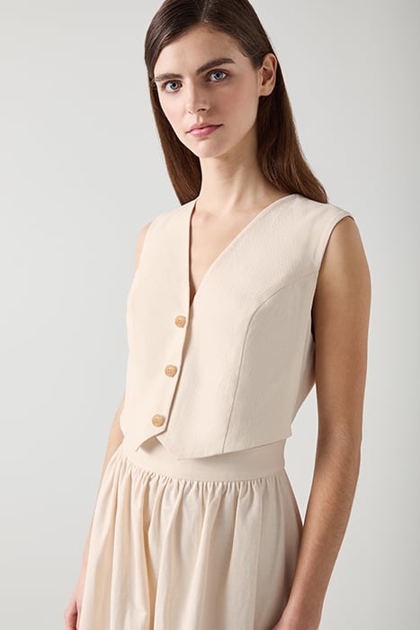 PERNILLE MIDI MIDI DRESS ECRU 5