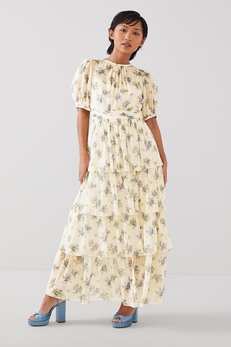 BOUVIER PETITE MAXI DRESS CREAM 4