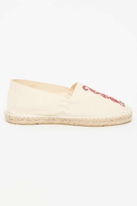 AURIANE ESPADRILLES ECRU RED 1