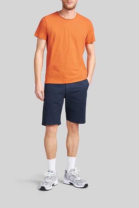 ORANGE ORGANIC COTTON ESSENTIAL ROUND-NECK T-SHIRT 3