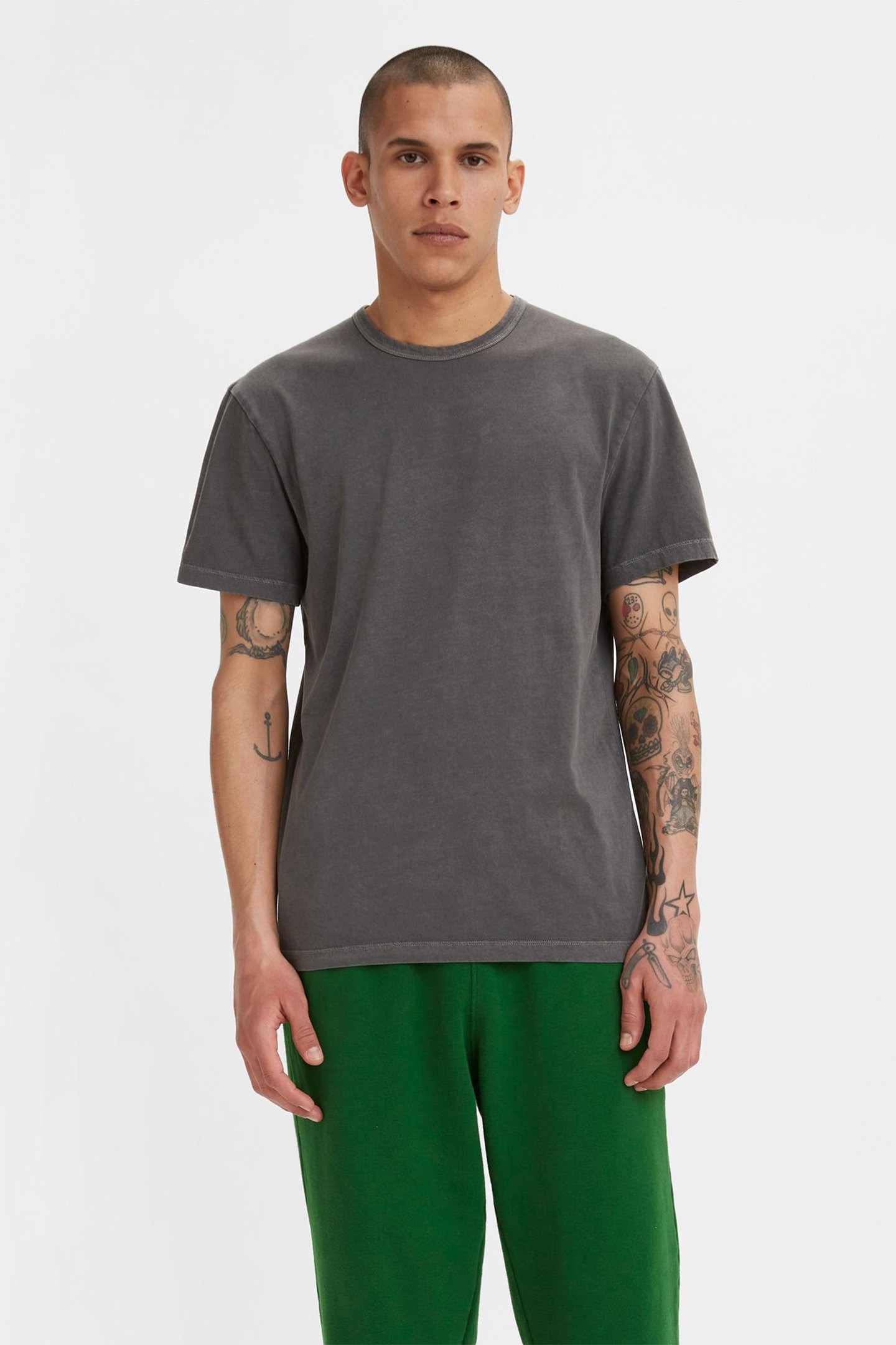 PREMIUM SLIM FIT TEE BLACK AGATE GARMENT 1