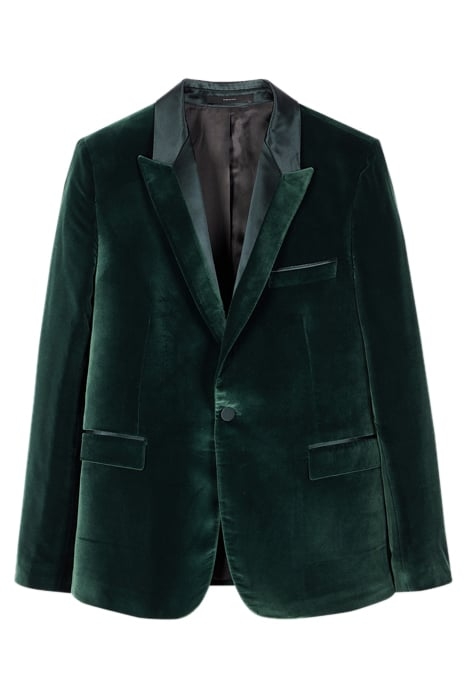 GENTS EVENING 1 BTN JACKET VERY DARK GREEN 1