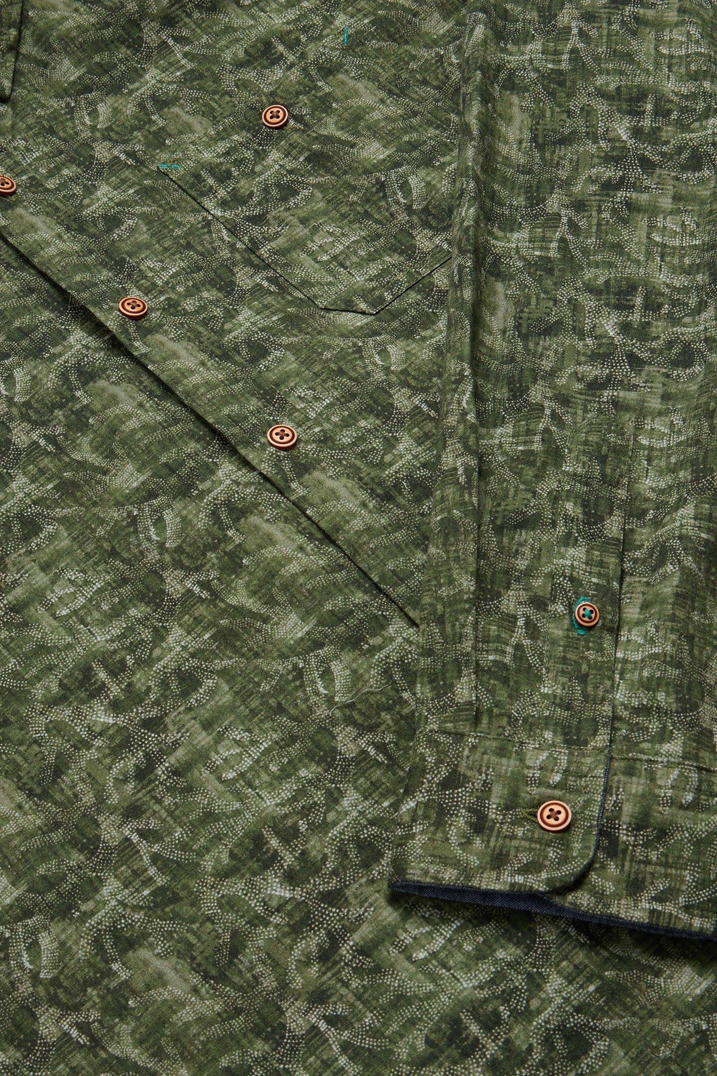SEAWEED PRINTED SHIRT GREEN PRINT 8