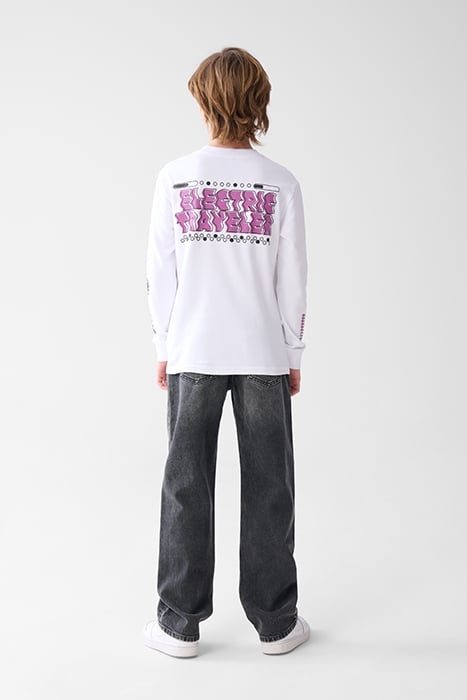 BAM-SBELECTRIC T-SHIRT LS WHITE 3