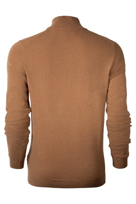 COHAS BROOK MERINO 1/4 ZIP SWEATER DARK WHEAT BOOT 2