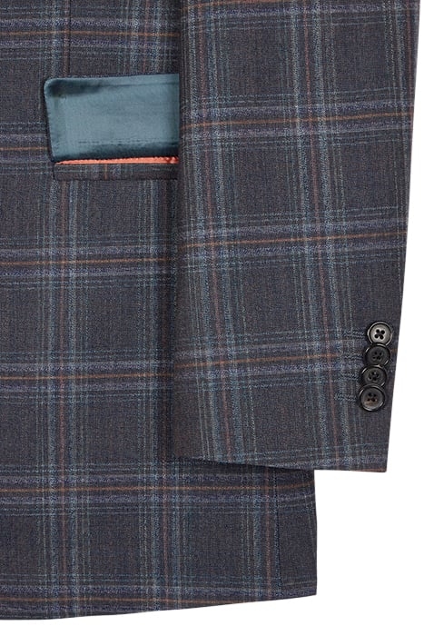 GENTS SLIM FIT 2 BUTTON SUIT GREYISH BLUE 4