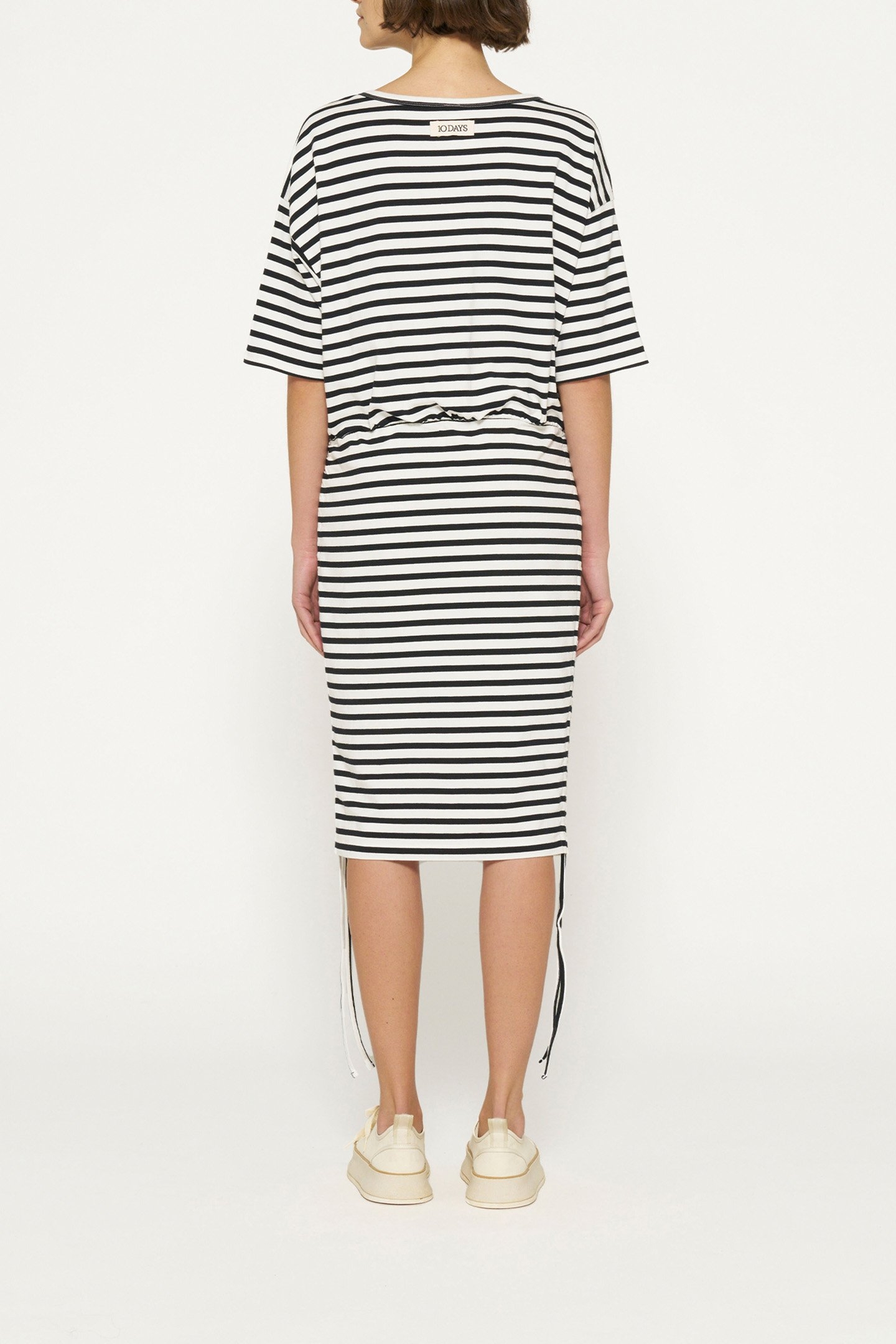 PROUD DRESS STRIPES ECRU/BLACK 2