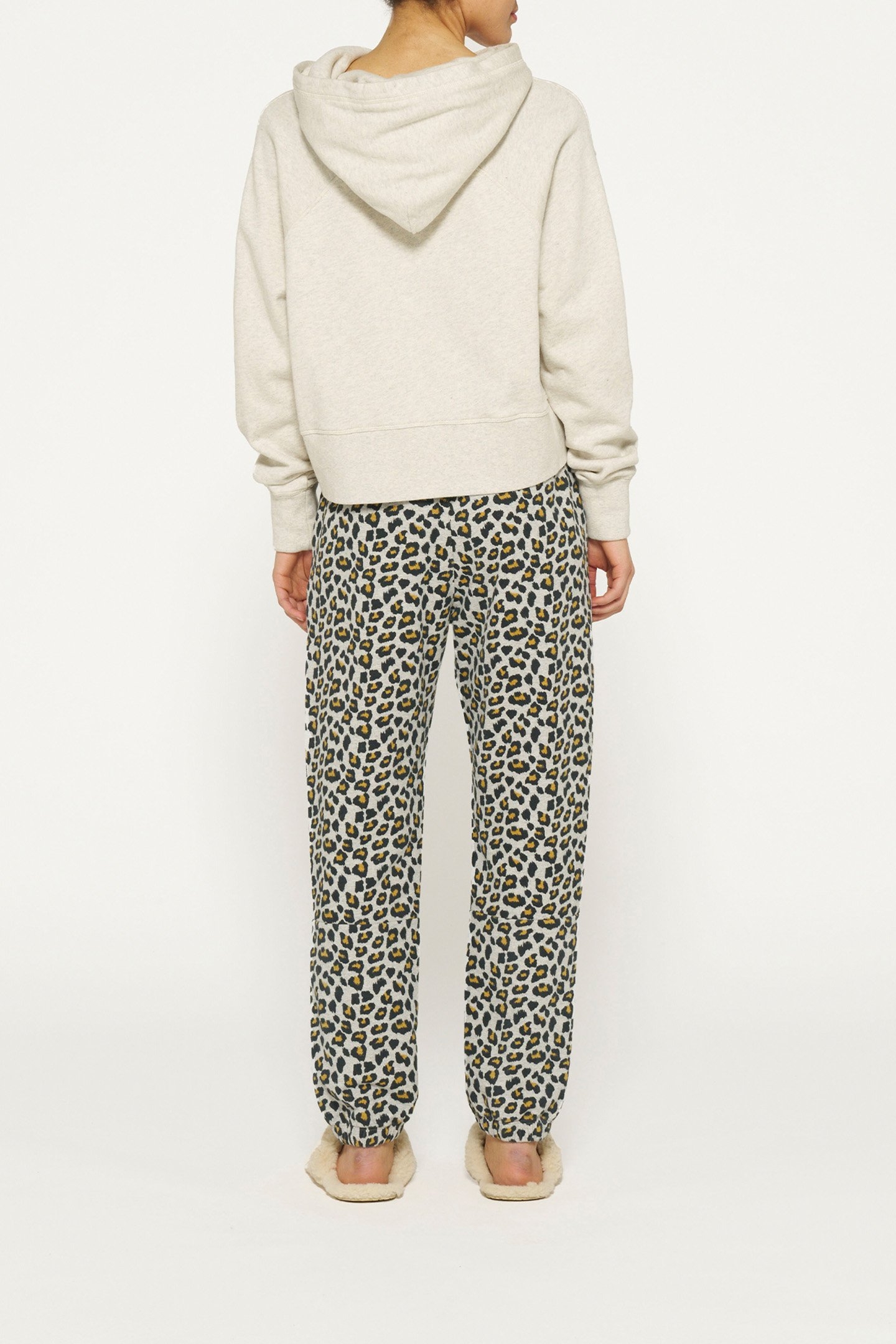 CROPPED JOGGER LEOPARD LIGHT GREY MELEE 2
