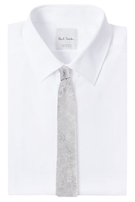 MEN TIE NARROW GREY 4