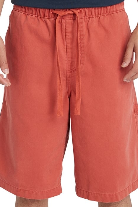 RINDGE WASHED HEAVY TWILL CARPENTER SHORT HOT SAUCE 4