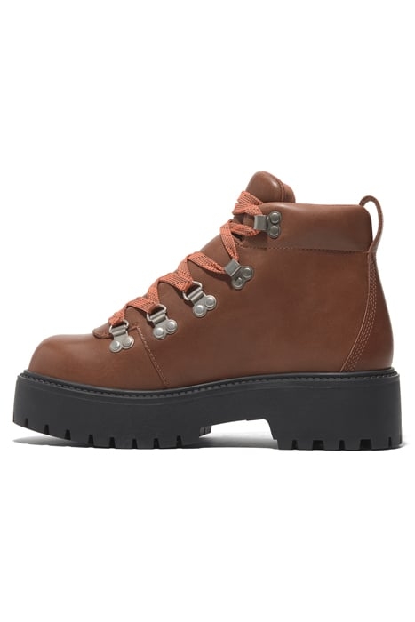STONE STREET MID LACE UP BOOT RUST FULL GRAIN 6