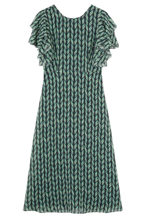 AGNES RIBBON MIDI DRESS BLUE 3