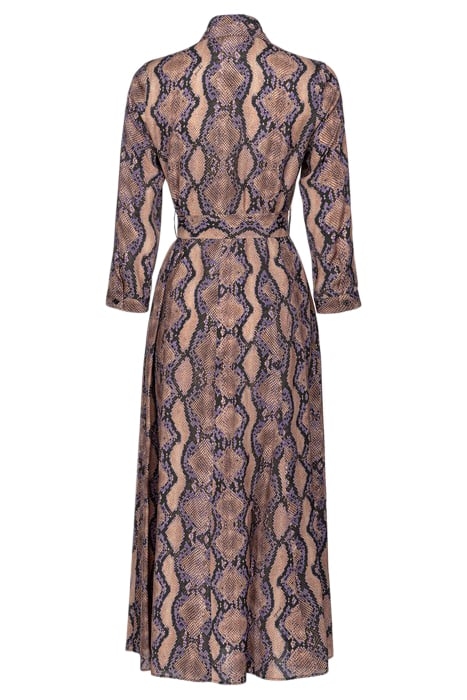 SUSHI DRESS MULT. BROWN/LILAC 3