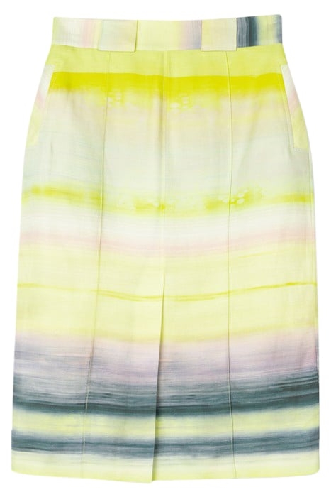 WOMENS SKIRT ACID YELLOW 5