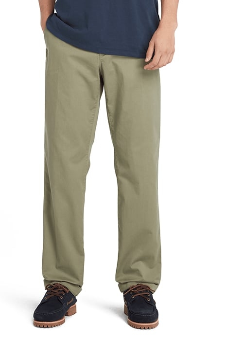 TOPSFIELD TWILL CHINO PANT (STRAIGHT) CASSEL EARTH 1