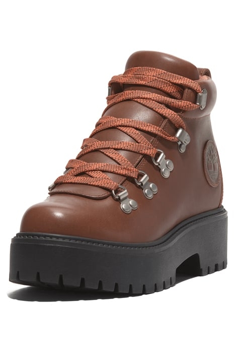 STONE STREET MID LACE UP BOOT RUST FULL GRAIN 7