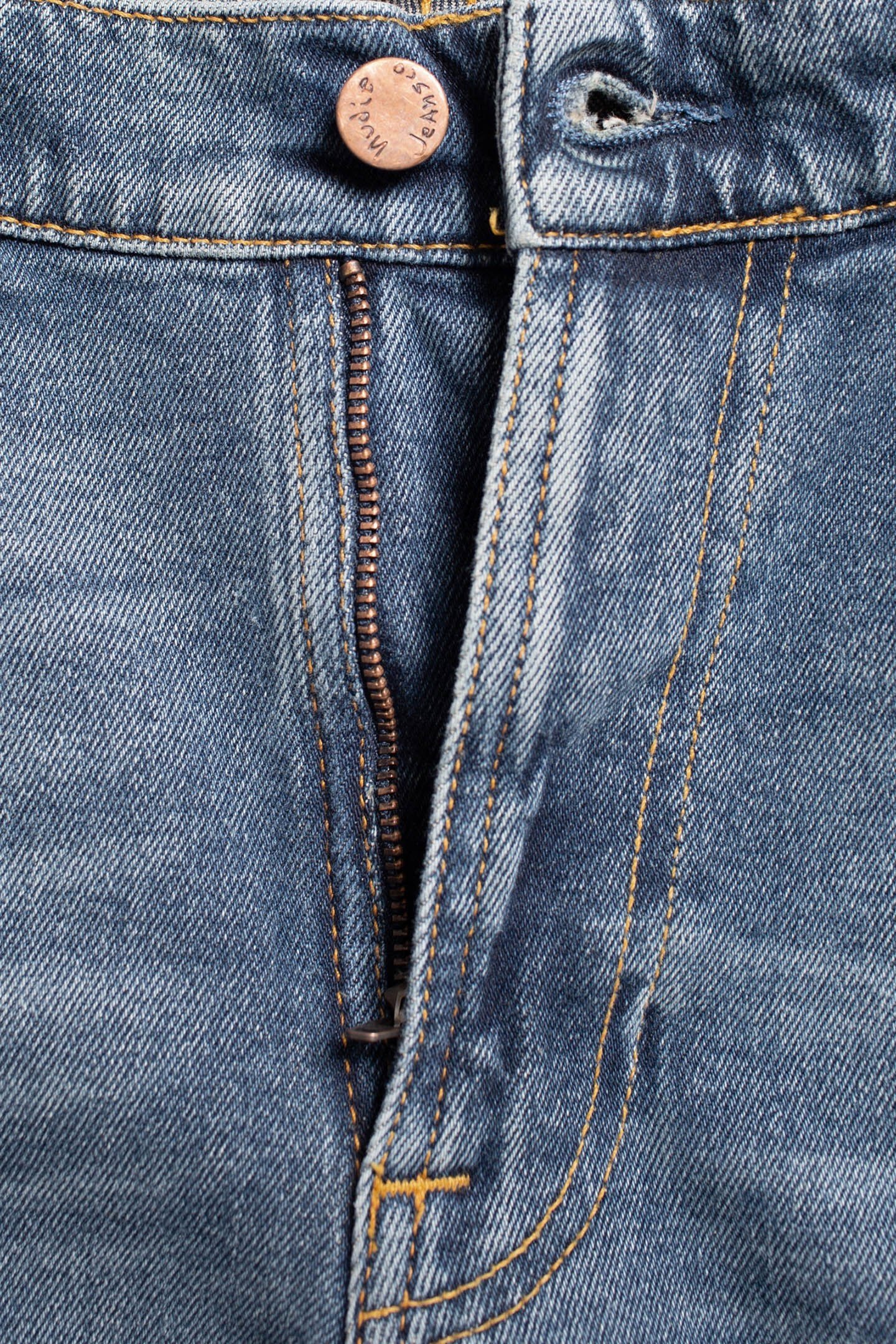 LEAN DEAN HEAVY WORN SELVAGE BLUE 6