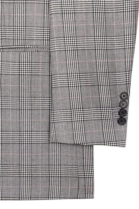 GENTS DB JACKET BLACK MELANGE 6