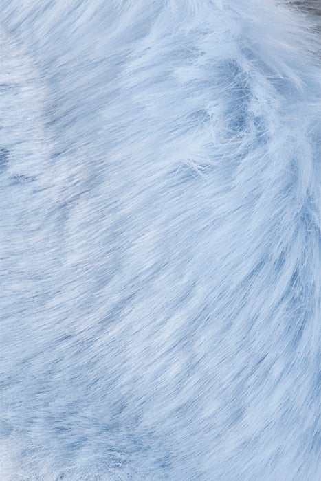 FUR TIPPET BLUE 2