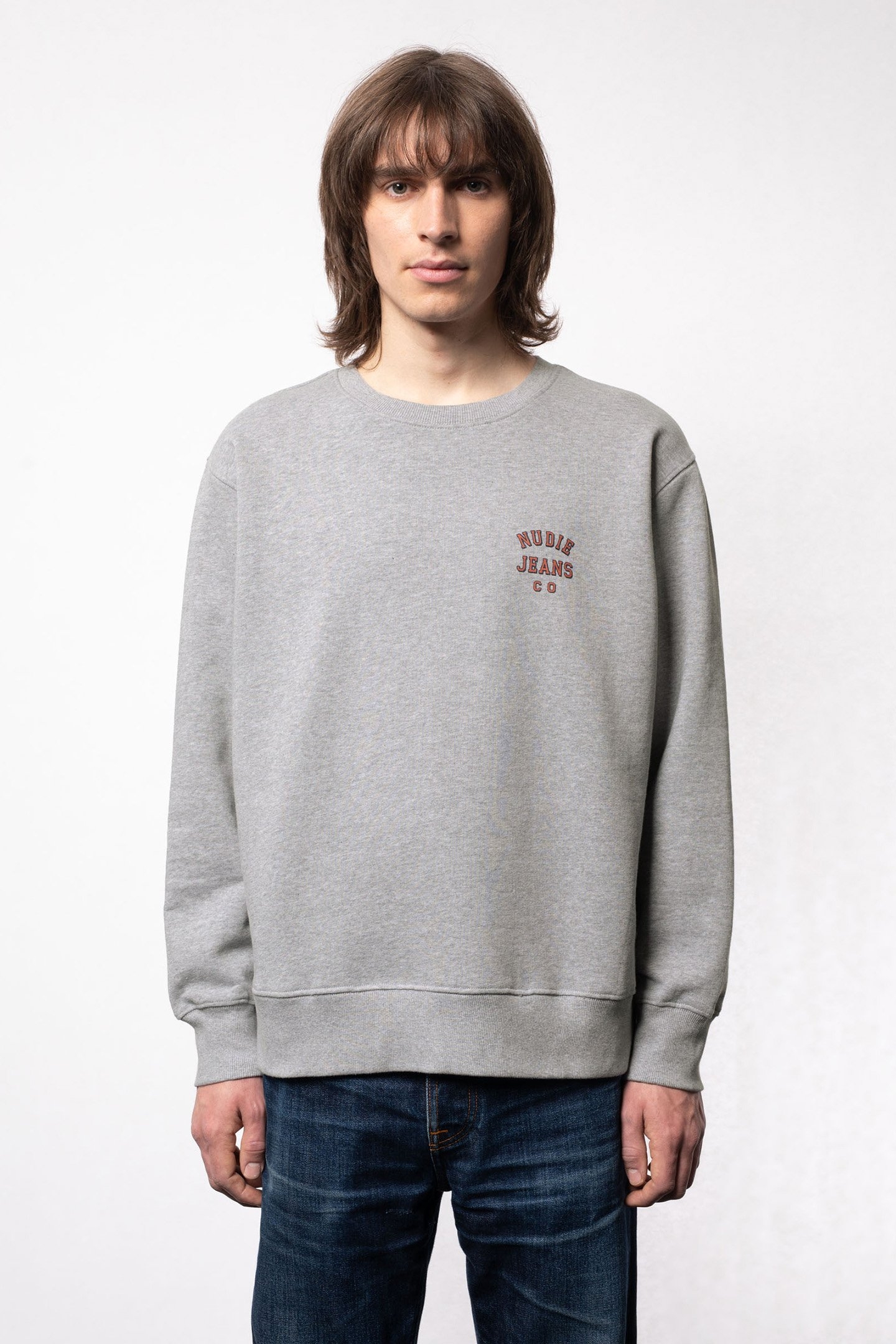 FRASSE LOGO SWEATSHIRT GREYMALANGE 1