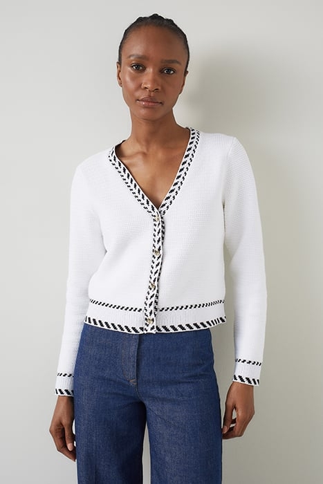 RIVER BOXY CARDIGAN BLACK 1