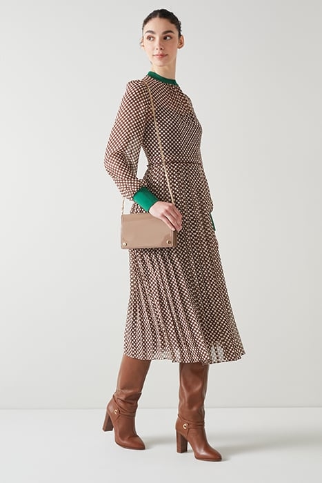 CU CICI RECTANGLE CLUCTH DARK TAUPE 3