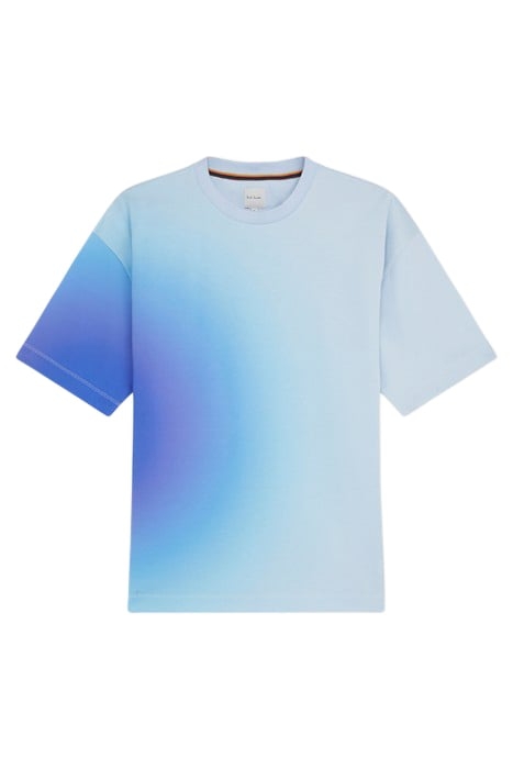 MENS TSHIRT OMBRE DOT PRINT BLUE 3