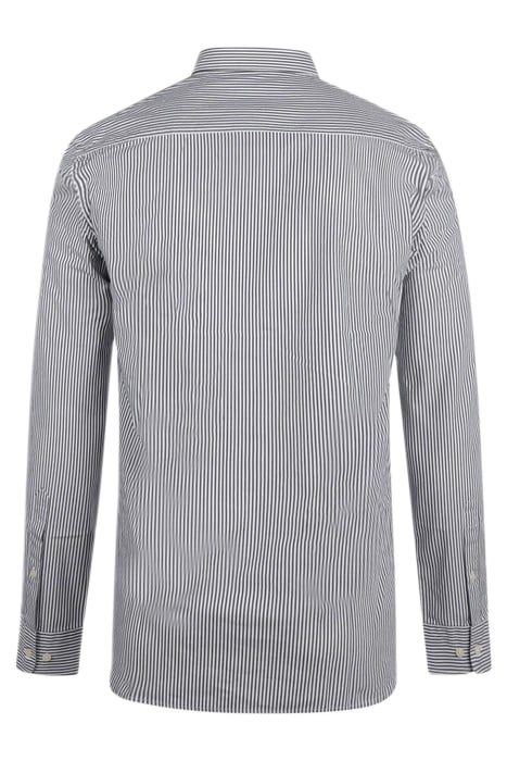 STRIPED POPLIN SHIRT NAVY 5