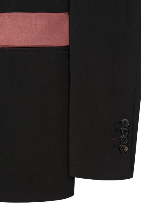 GENTS TAILORED FIT 2BTN JKT BLACK 4