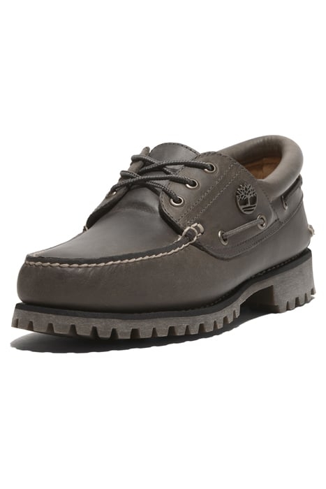TIMBERLAND AUTHENTIC BOAT SHOE MEDIUM GREY FULL GRAIN 7