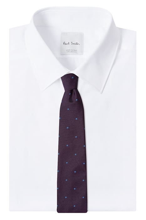 TIE CLASSIC 8CM AUBERGINE 4