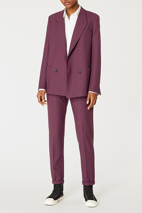 WOMENS TROUSERS BRICK RED 3