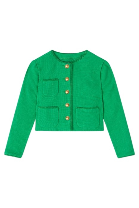 ALEXA TWEED JACKET GREEN 4