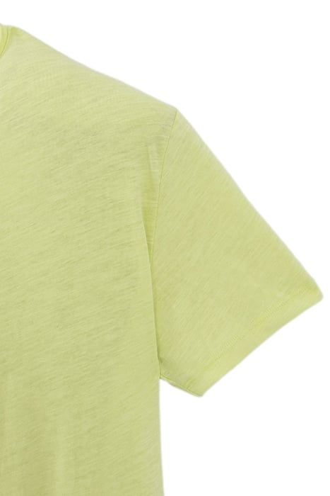 LIME ORGANIC COTTON ESSENTIAL V-NECK T-SHIRT 7
