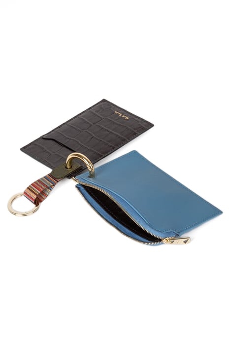 MEN WALLET TRIO CLIP ZIP LIGHT BLUE 3