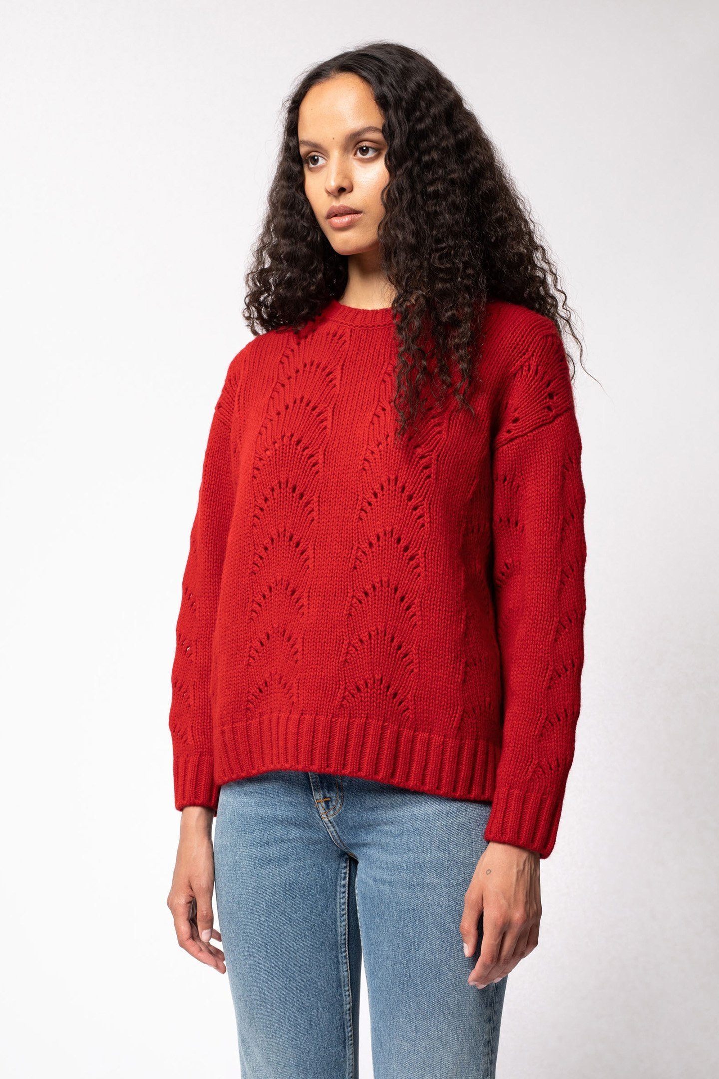 LENA FANCY KNIT CHILLI 1