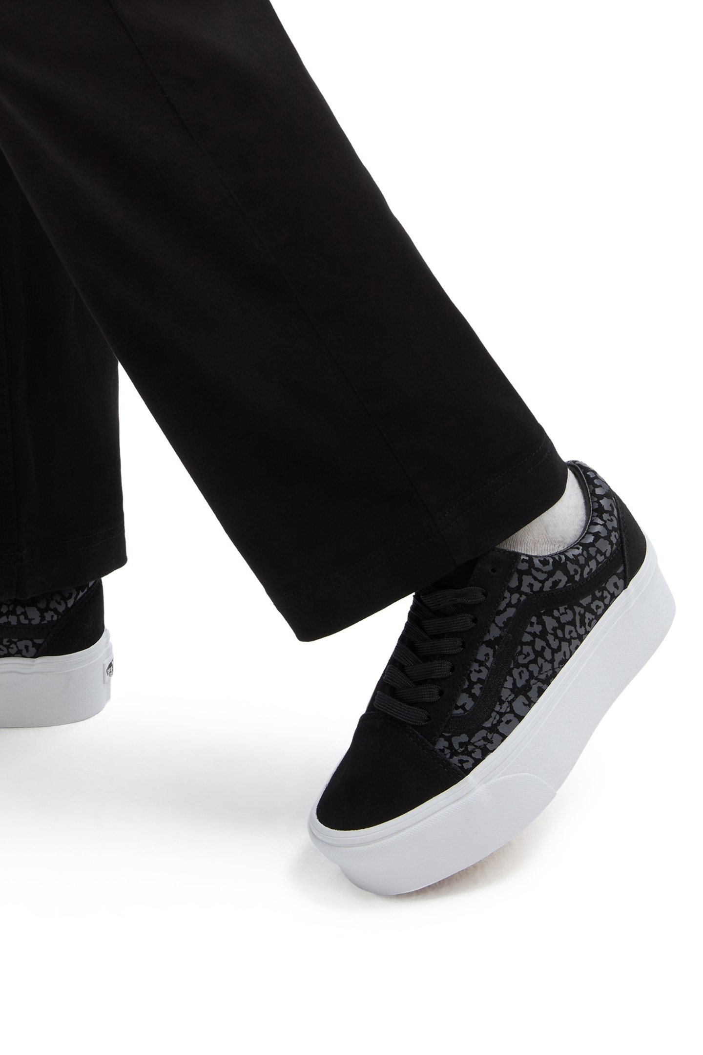 OLD SKOOL STACKFORM MONO EMBROIDERY BLACK/LEOPARD 2