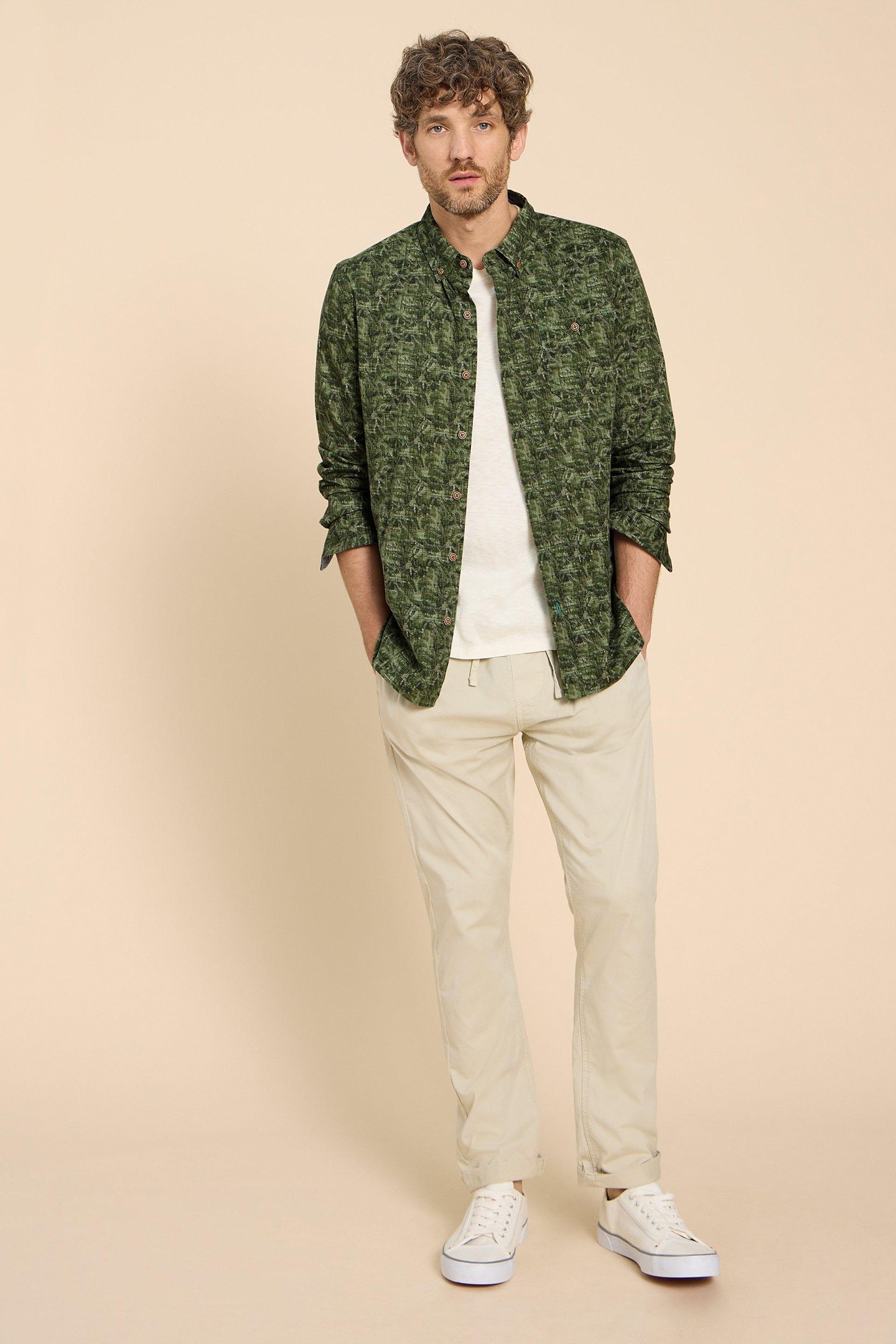 SEAWEED PRINTED SHIRT GREEN PRINT 3