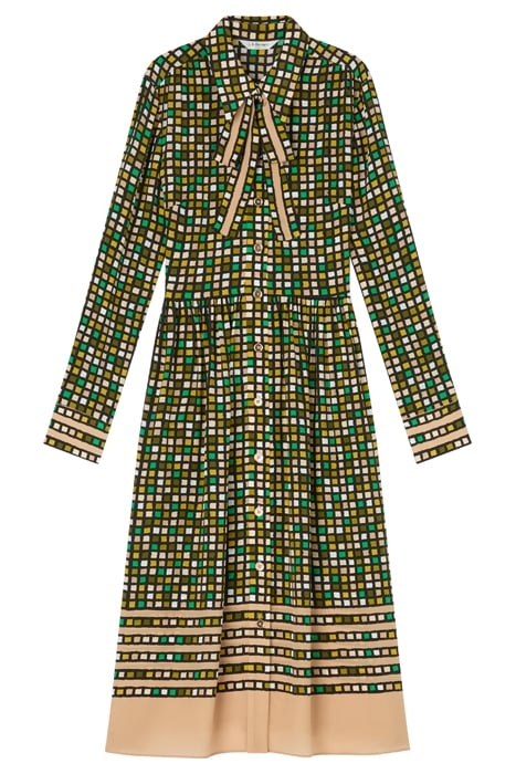 ETHEL SILK SHIRT DRESS BLACK 3