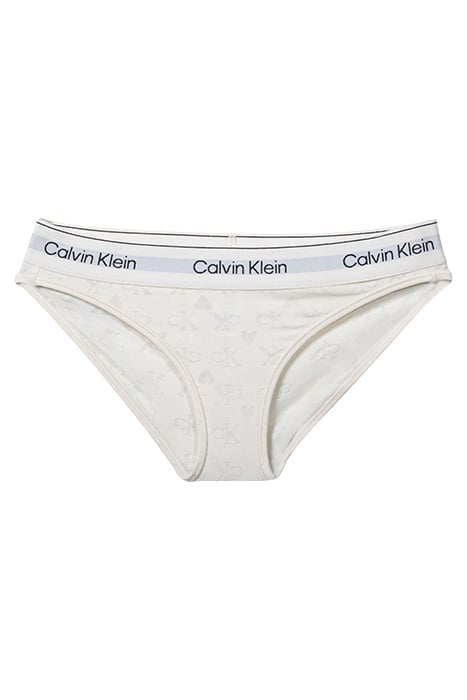 BIKINI HEART MONOGRAM BONE WHITE 1