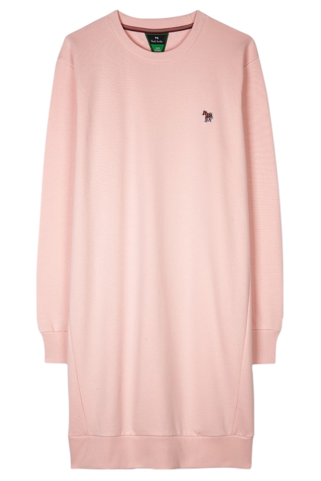 WOMENS ZEBRA DRESS POWDER PINK 1