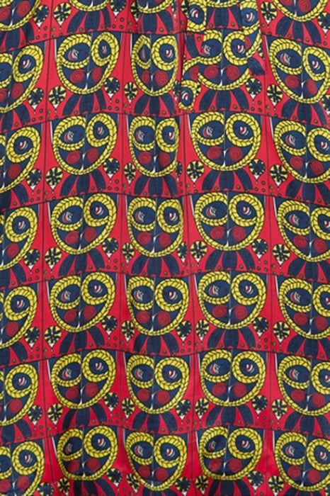 FLORA ROBE POLYESTER MASCARADE RED 2