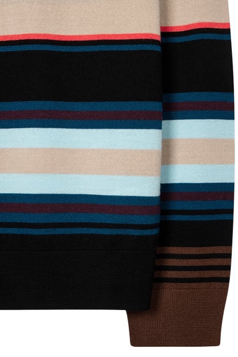 MENS SWEATER CREW NECK BLACK 4