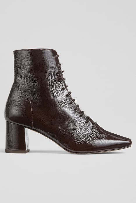 ARABELLA LACE BOOTS DARK CHOCOLATE 1