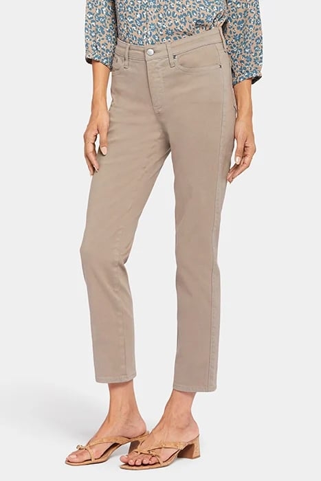 STELLA TAPERED ANKLE SADDLE WOOD 1