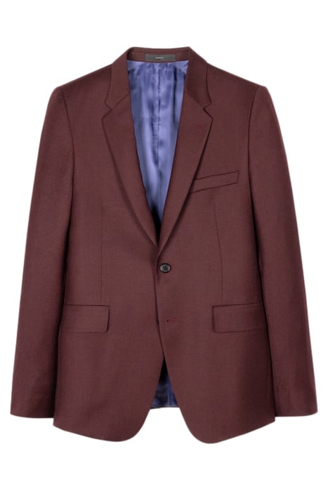 GENTS SLIM FIT 2BTN JACKET BURGUNDY/ BORDE 4