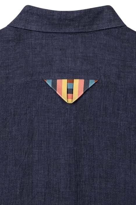 MENS S/C REGULAR FIT SHIRT INKY BLUE 2