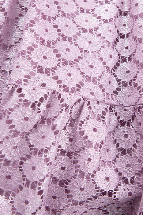 GIRL'S LILAC LACE SHORT DRESS 7